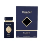 Hunter Maison Asrar, parfum homme 100ml boisé gourmand. Clone d’Ultra Male JPG, longue tenue et sillage puissant, idéal au Maroc.